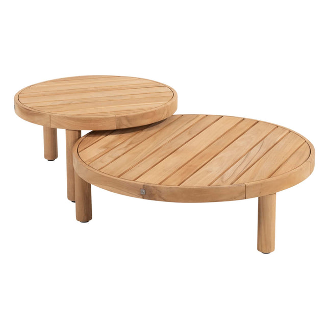 4 Seasons Outdoor Como Lounge Set Harvest + Finn Coffee Tische