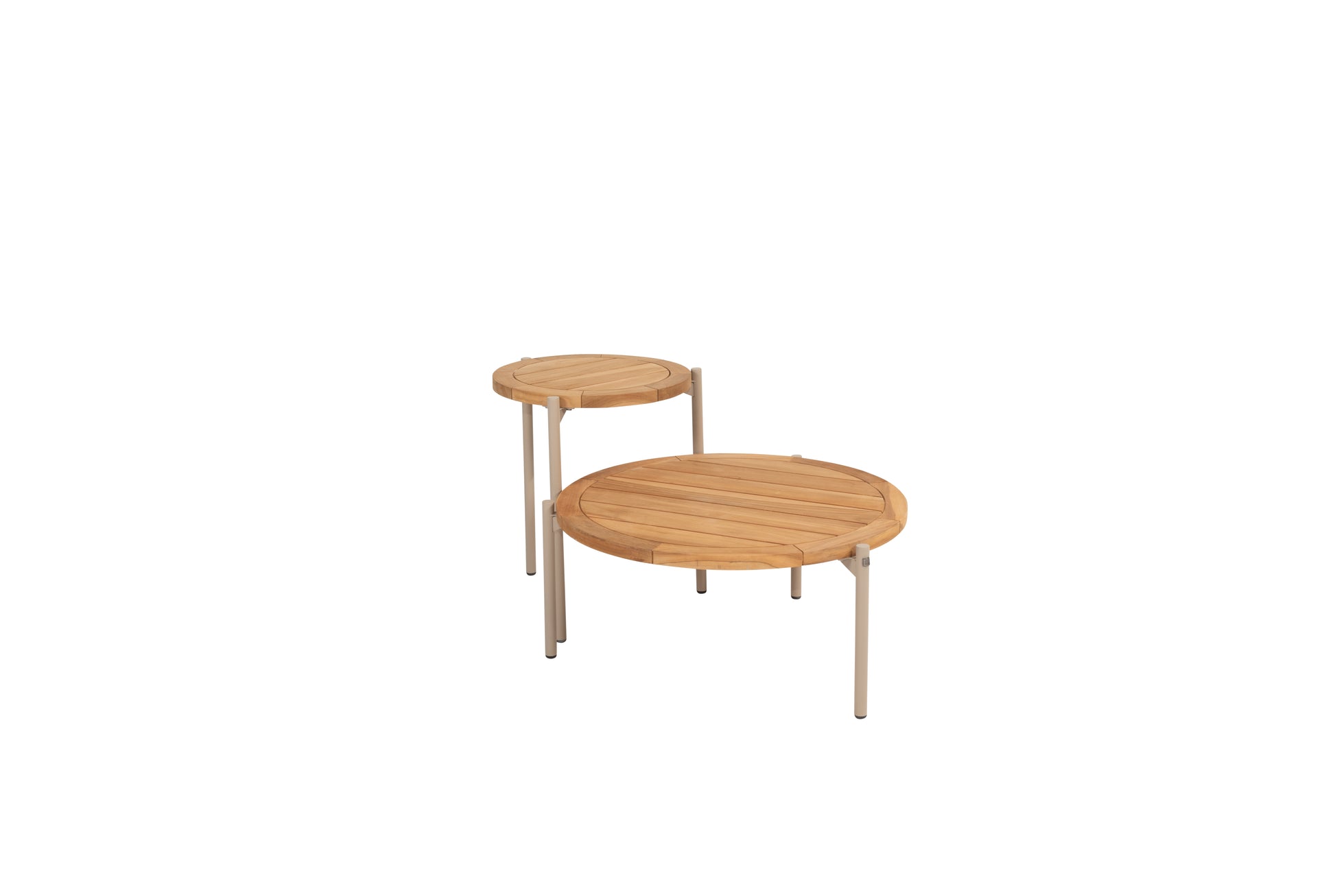 Yoga coffee tables Latte 73cm and 45cm - view 2