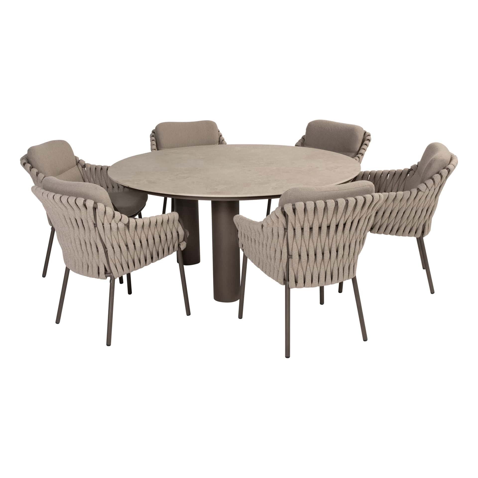 4SO Montera dining set (6 st.) met Arizona tafel ⌀160cm - afbeelding 12
