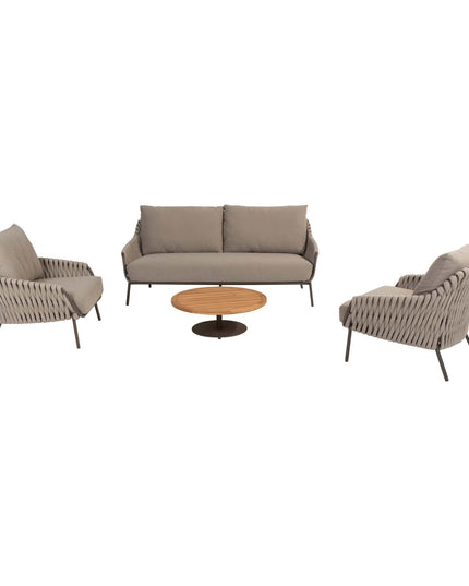 4 Seasons Outdoor Montera Lounge Set + Volta Couchtisch Terre 80 Ø CM
