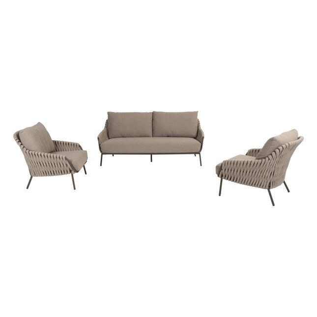 4 Seasons Outdoor Montera Lounge Set ohne Couchtisch