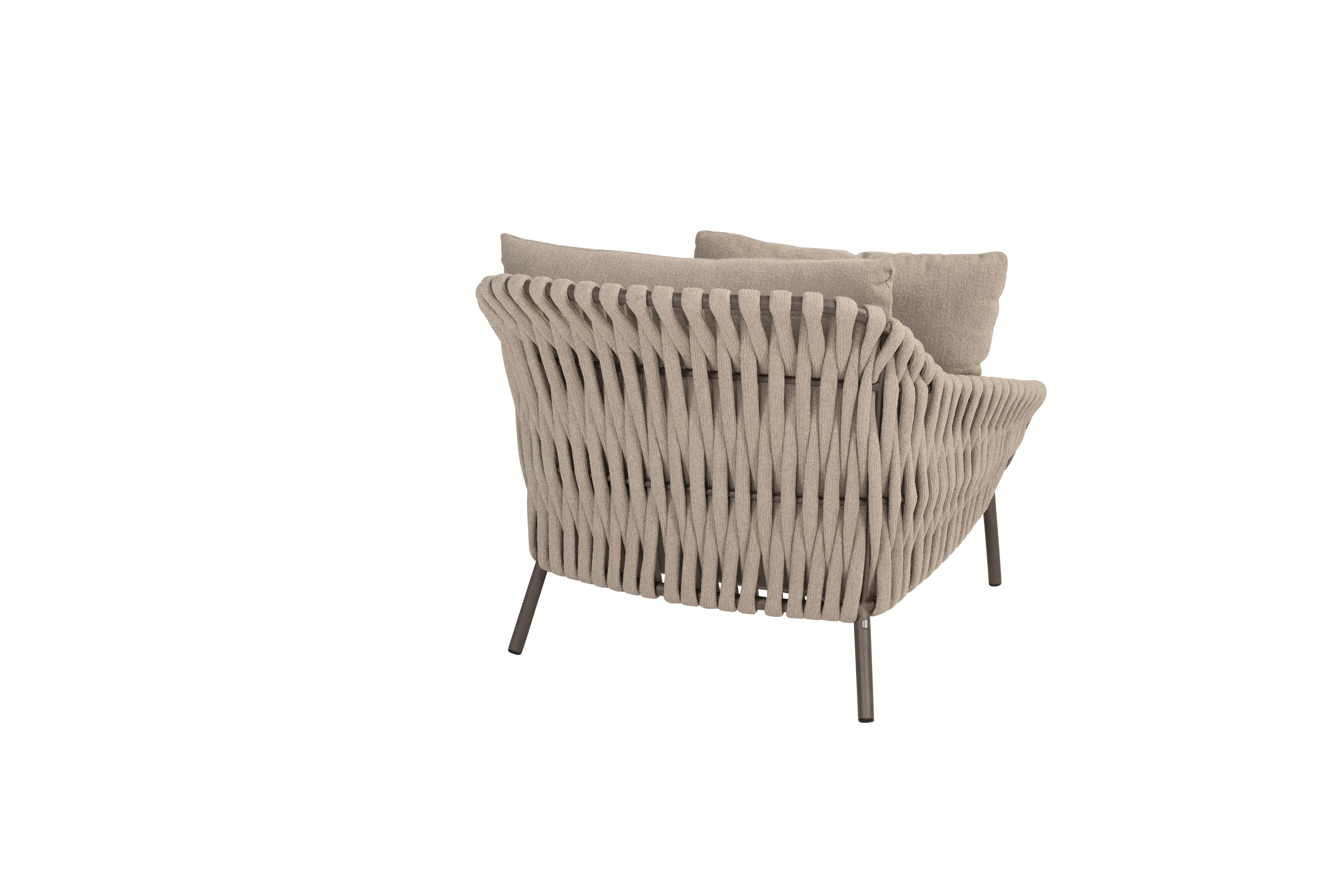 4SO Montera loungestoel latte incl. 2 kussens - afbeelding 3