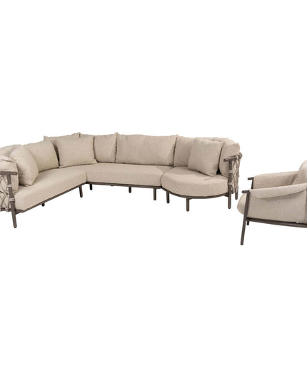 4 Seasons Outdoor Ezra Lounge Set + Lounge Stuhl