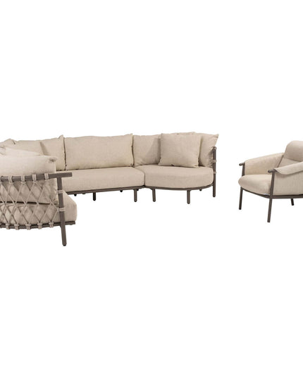 4 Seasons Outdoor Ezra Lounge Set + Lounge Stuhl