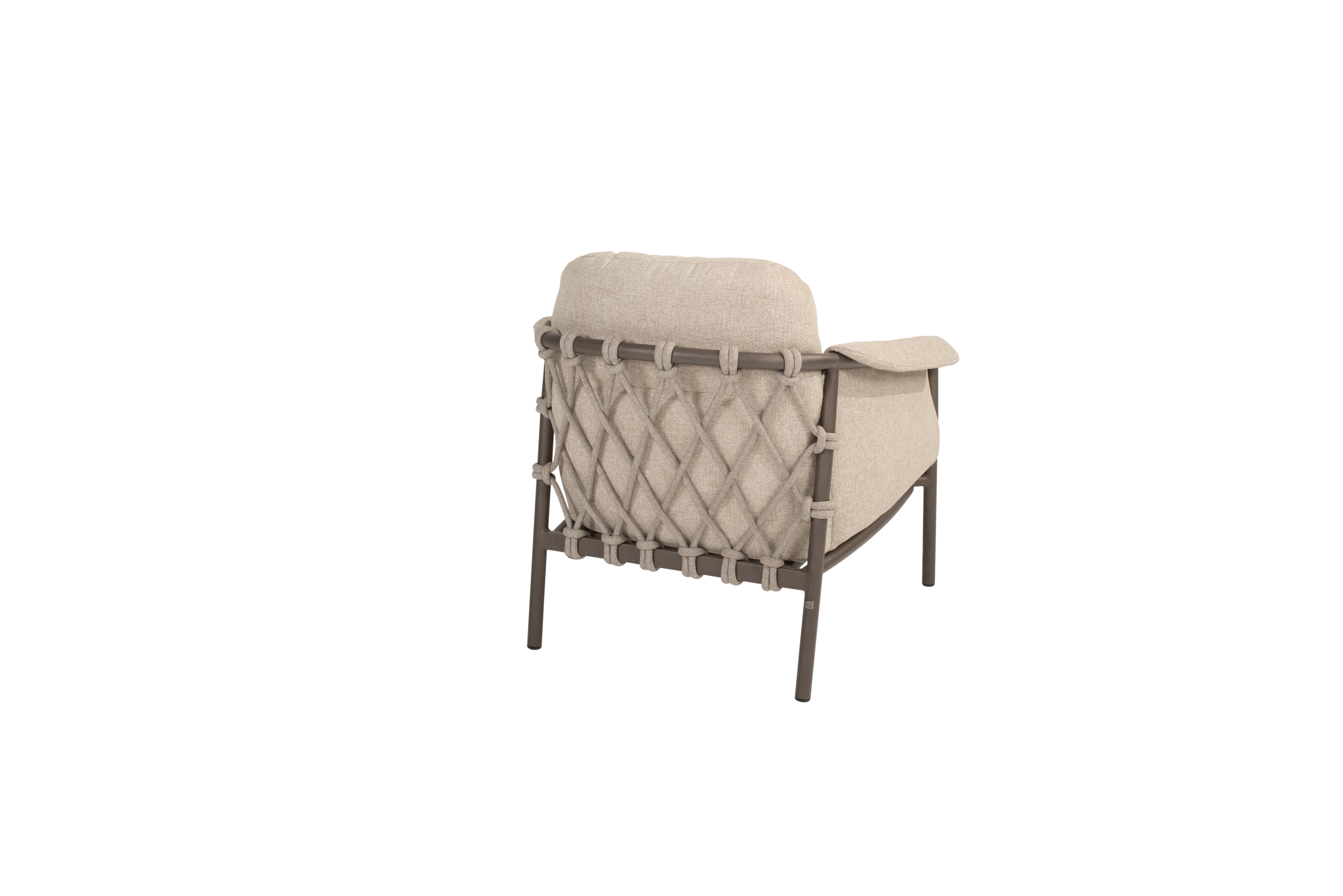 4SO Ezra Loungesessel latte inkl. Kissen