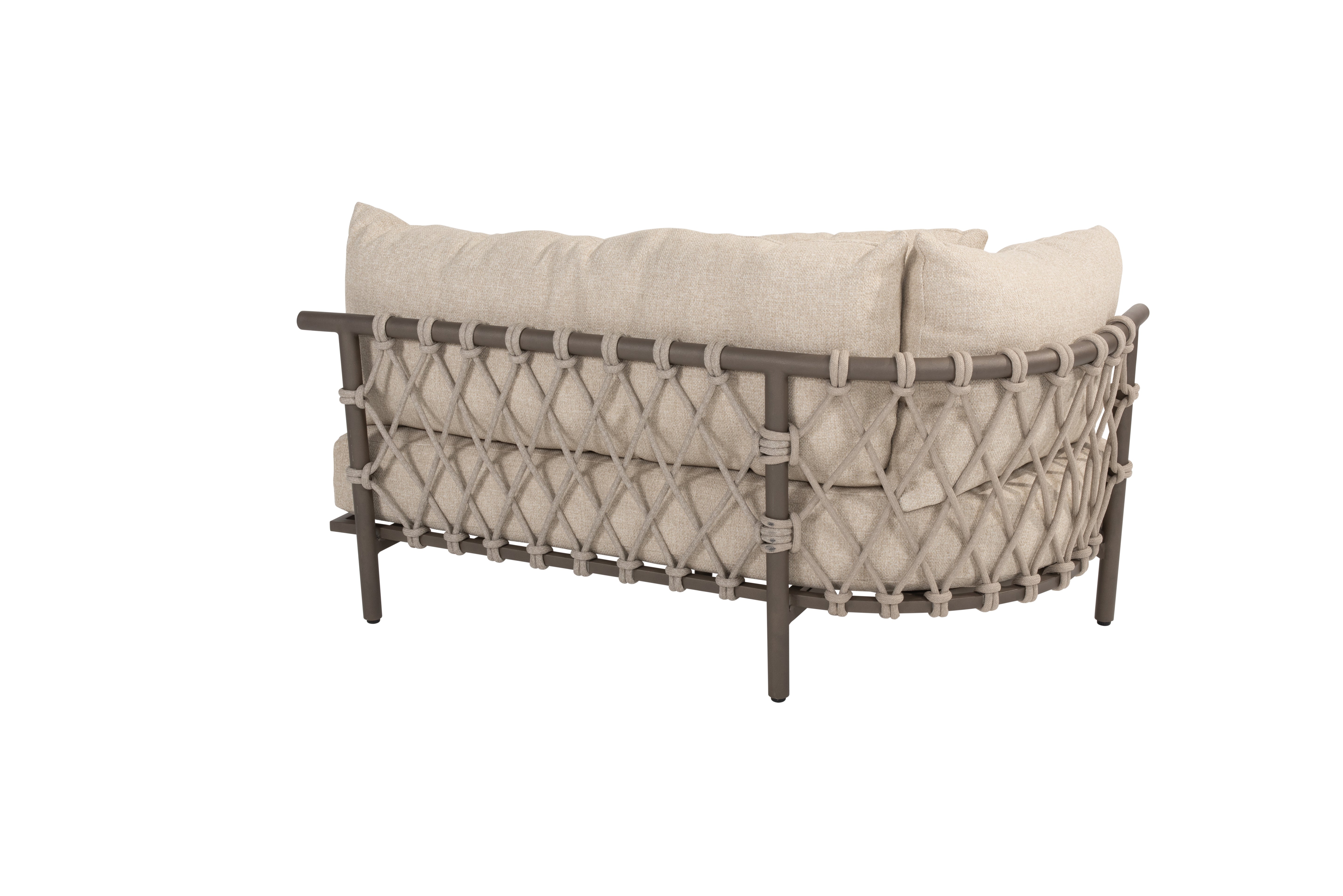 Ezra 2 seater bnech right arm with 3 cushions and pillow