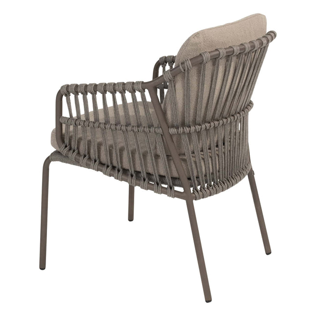 4 Seasons Outdoor Capalbio Essstuhl + Taste 4SO Capri Tisch-Fass-Form-Teak 280 cm