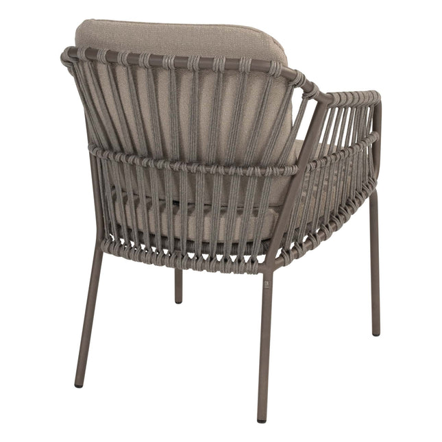 4 Seasons Outdoor Capalbio Essstuhl + Taste 4SO Capri Tisch-Fass-Form-Teak 240 cm