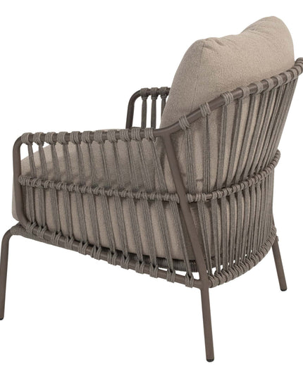 4 Seasons Outdoor Gartenset Capalbio Low Dining Chair + Nevada Low Ess Tisch-Fass-Form 250 cm Terre