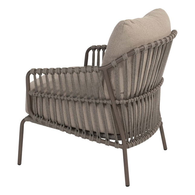 4 Seasons Outdoor Gartenset Capalbio Low Dining Chair + Nevada Low Ess Tisch-Fass-Form 250 cm Terre