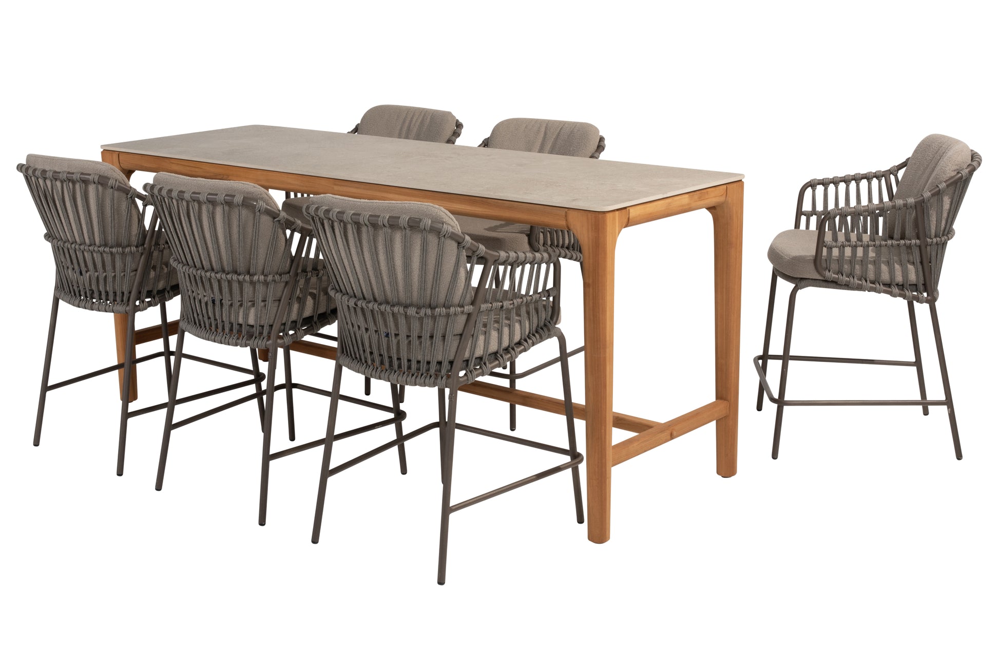 4SO Capalbio bar stoel earth incl. 2 kussens - afbeelding 5