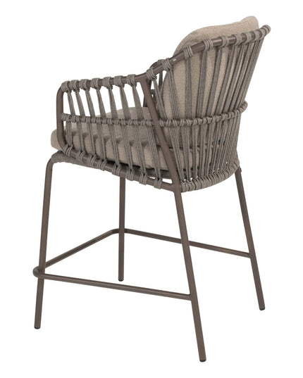 4 Jahreszeiten Outdoor Capalbio High Dining Chair + Taste 4so Liam High Ess Tisch mit Keramikblatt 220 cm
