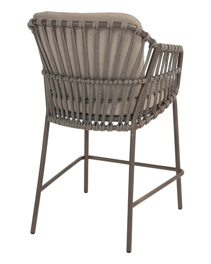 4 Jahreszeiten Outdoor Capalbio High Dining Chair + Taste 4so Liam High Ess Tisch mit Keramikblatt 220 cm