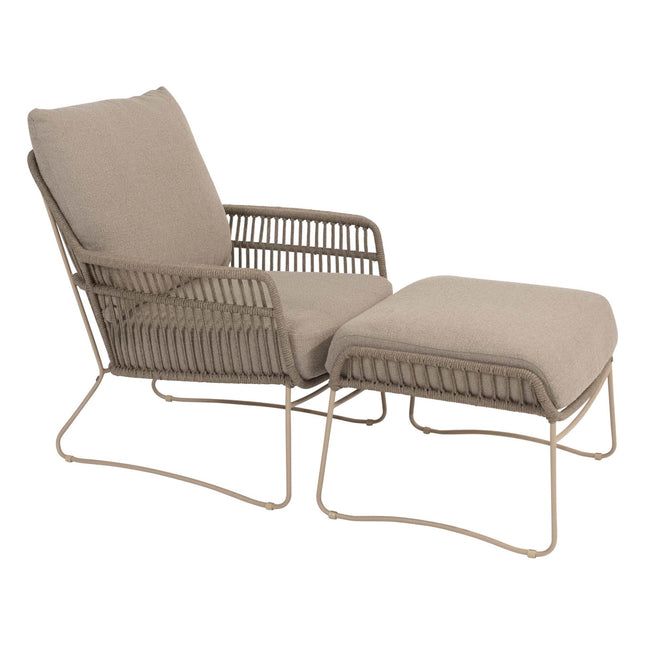 4 Seasons Outdoor Botanic Lounge Stuhl inkl. 2 Kissen