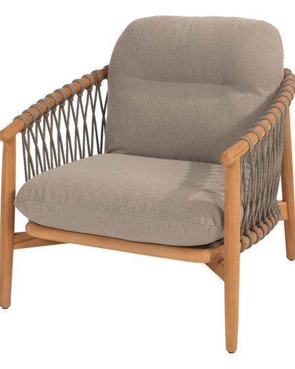 4 Seasons Outdoor Nora Lounge Set + Finn Couchtisch Kieselform 125 cm