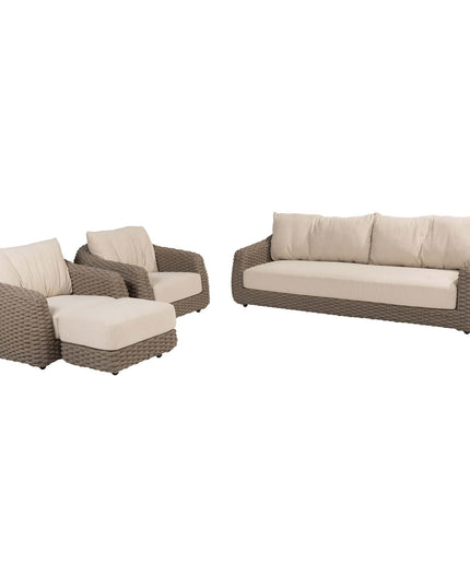 4 Seasons Outdoor Maxime Lounge Set + Finn -Kaffeetische Keramik