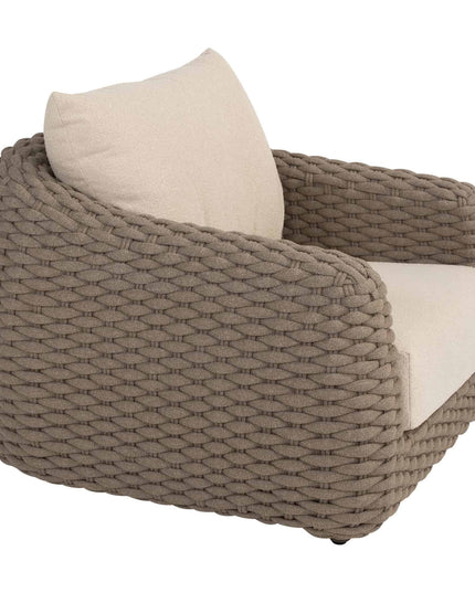 4 Seasons Outdoor Maxime Bistro Lounge Set + Boaz Side Table Terre