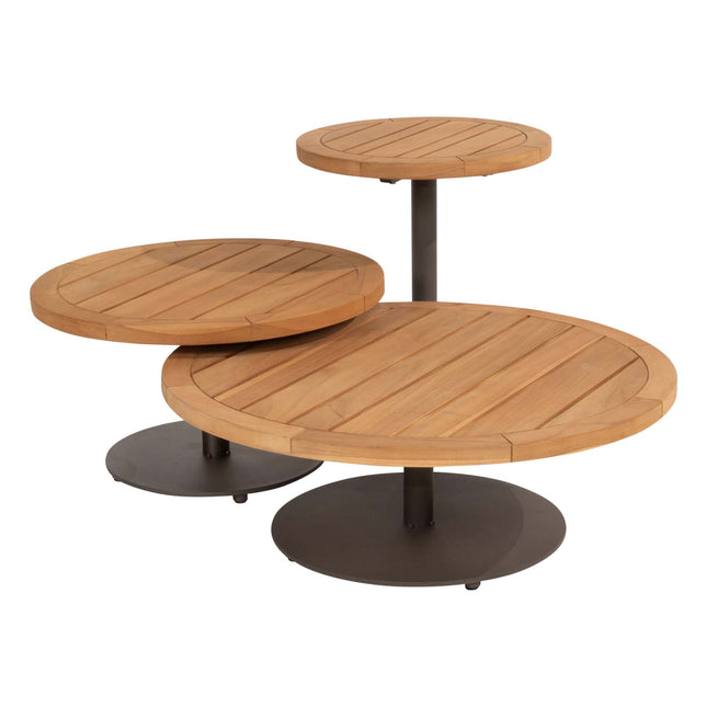 4 Seasons Outdoor Maxime Lounge Set + Volta Kaffeetische Terre