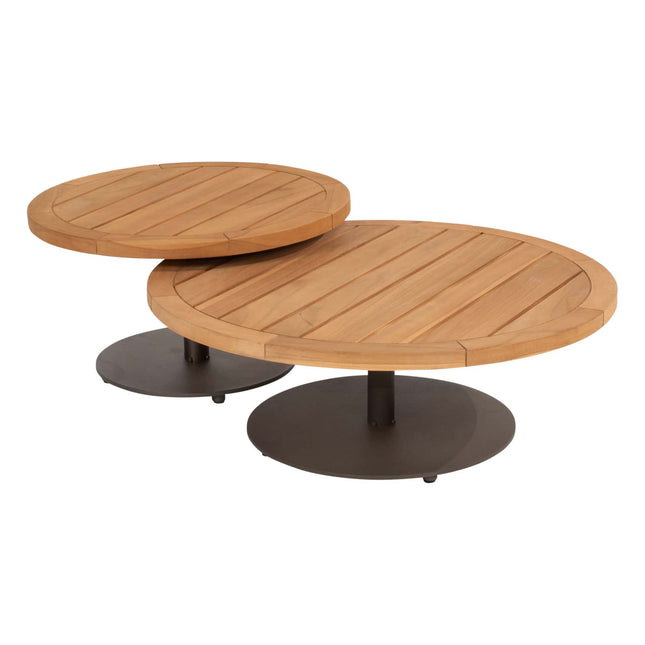 4 Seasons Outdoor Moretti Lounge Set + Volta Kaffeetische Terre