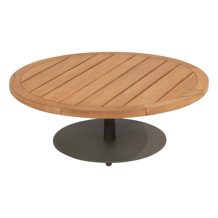 4 Seasons Outdoor Volta Couchtisch Zentralbein Olive 80 cm. Ø (H 30)