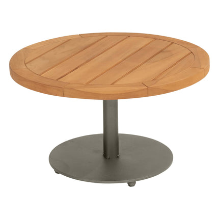 4 Seasons Outdoor Volta Couchtisch Zentralbein Olive 60 cm. Ø (H 35)