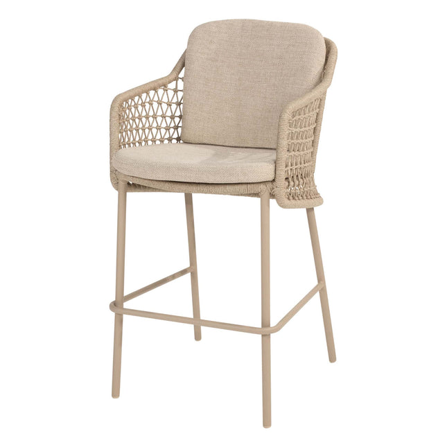 4 Seasons Outdoor Tramonti Bar Sitz + Taste 4SO Prado Bartafel Teak 200 cm Latte