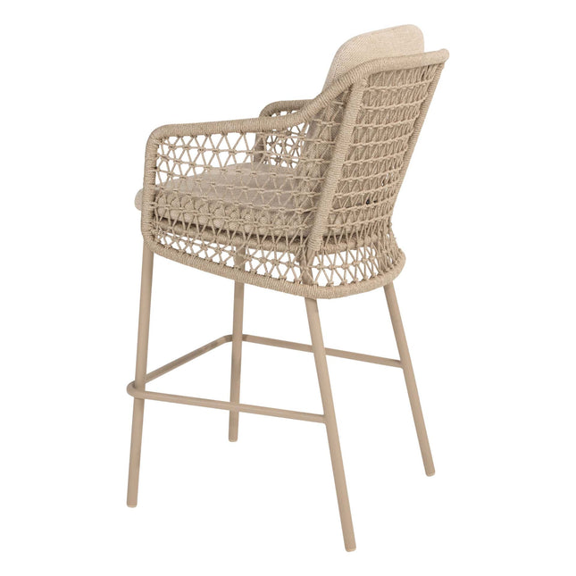 4 Seasons Outdoor Tramonti Bar Sitz + Taste 4SO Prado Bartafel Teak 200 cm Latte