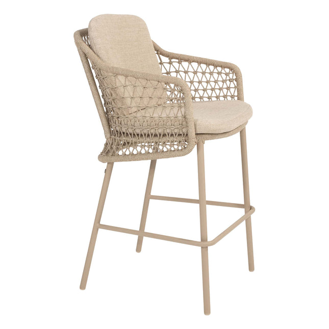 4 Seasons Outdoor Tramonti Bar Sitz + Taste 4SO Prado Bartafel Teak 200 cm Latte