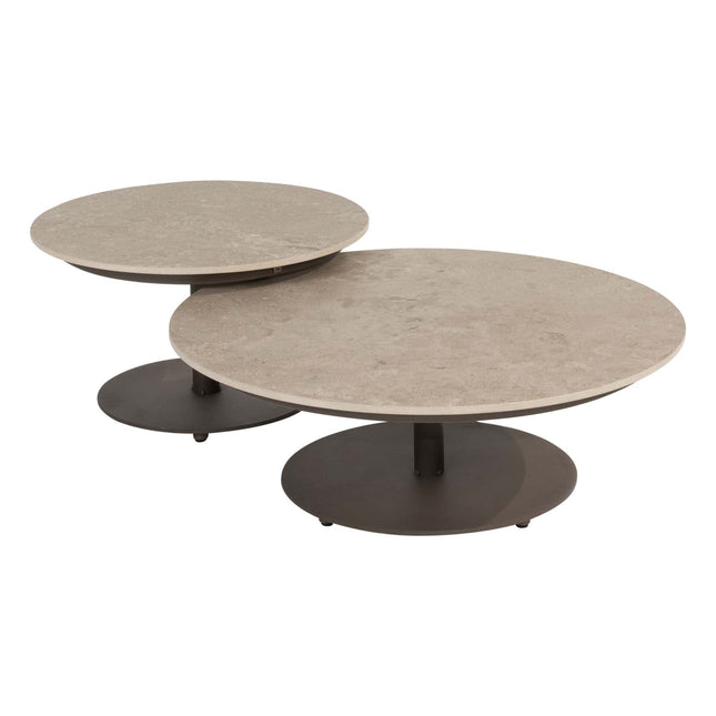 4 Seasons Outdoor Capalbio Lounge Set + Boaz Coffee Tische Terre