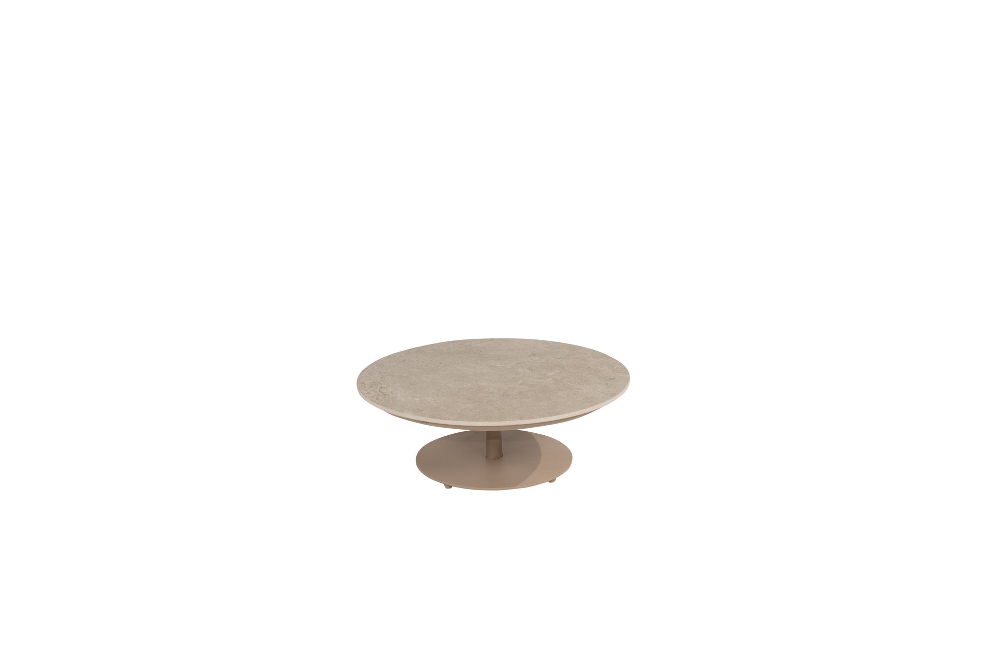 4SO Boaz coffee table ceramic central leg latte 80 x 30 cm. - SKU 214262