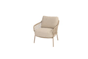 4SO Sardinia low dining stoel latte incl. 2 kussens