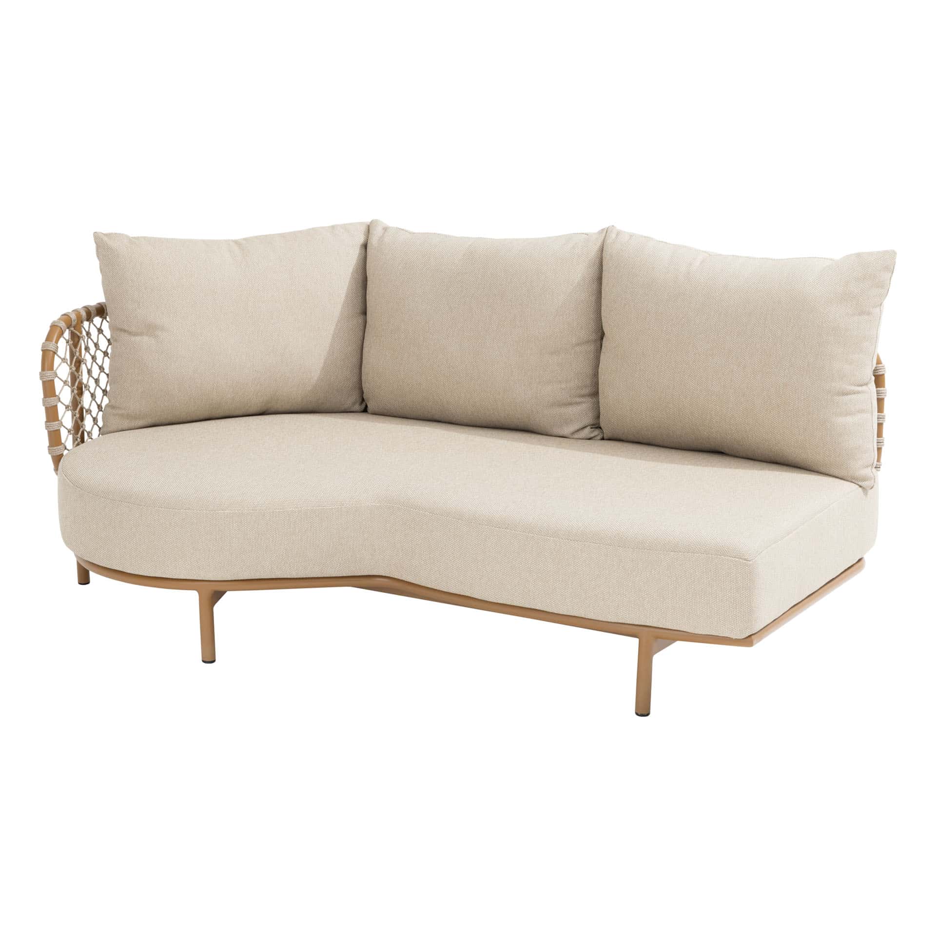 4SO Martinique lounge set amber + Taste 4SO Salute salontafel 65x30cm - afbeelding 8