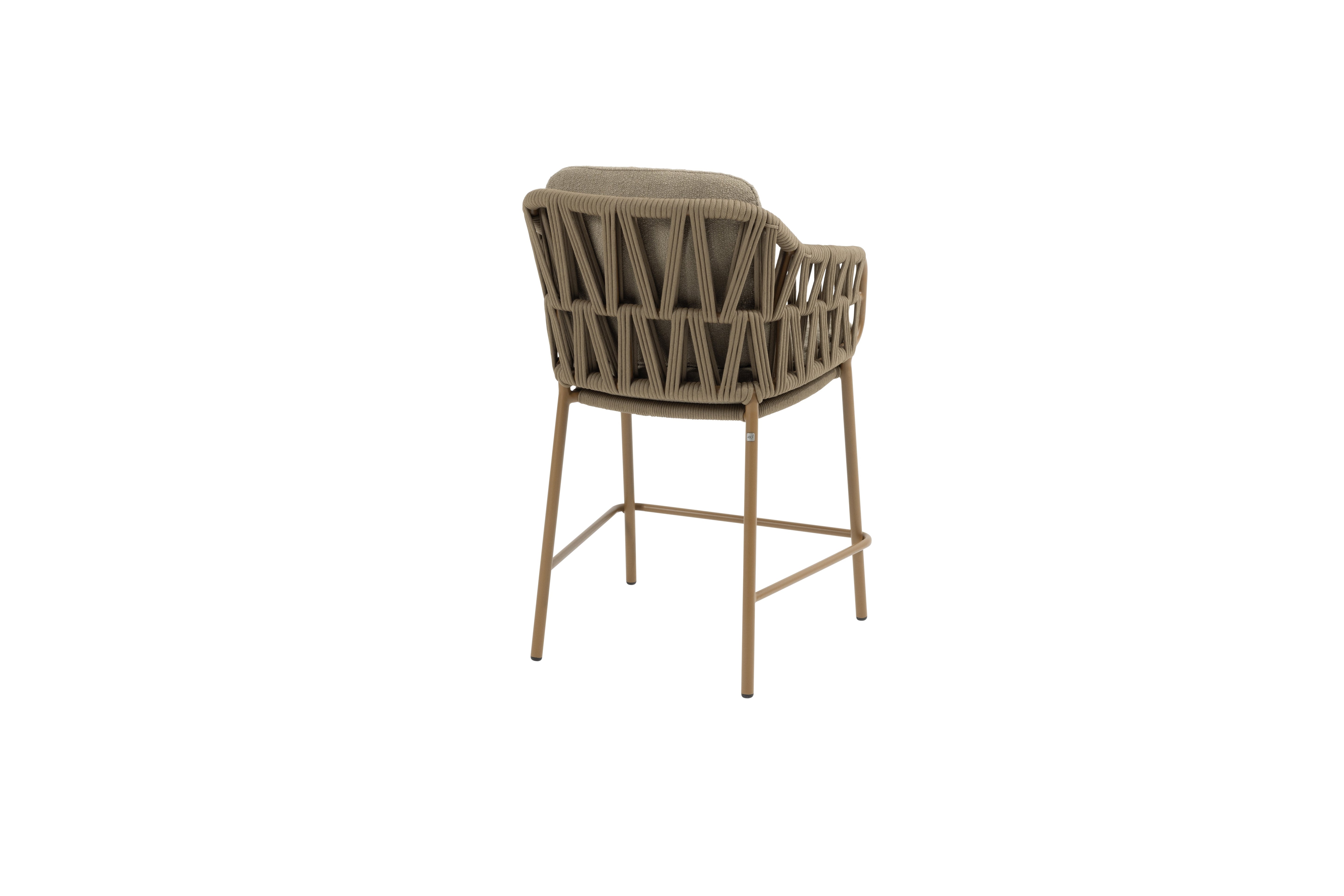 4SO Biarritz bar stoel taupe incl. 2 kussens - afbeelding 4