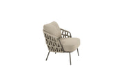 4SO Mallorca low dining stoel earth incl. 2 kussens