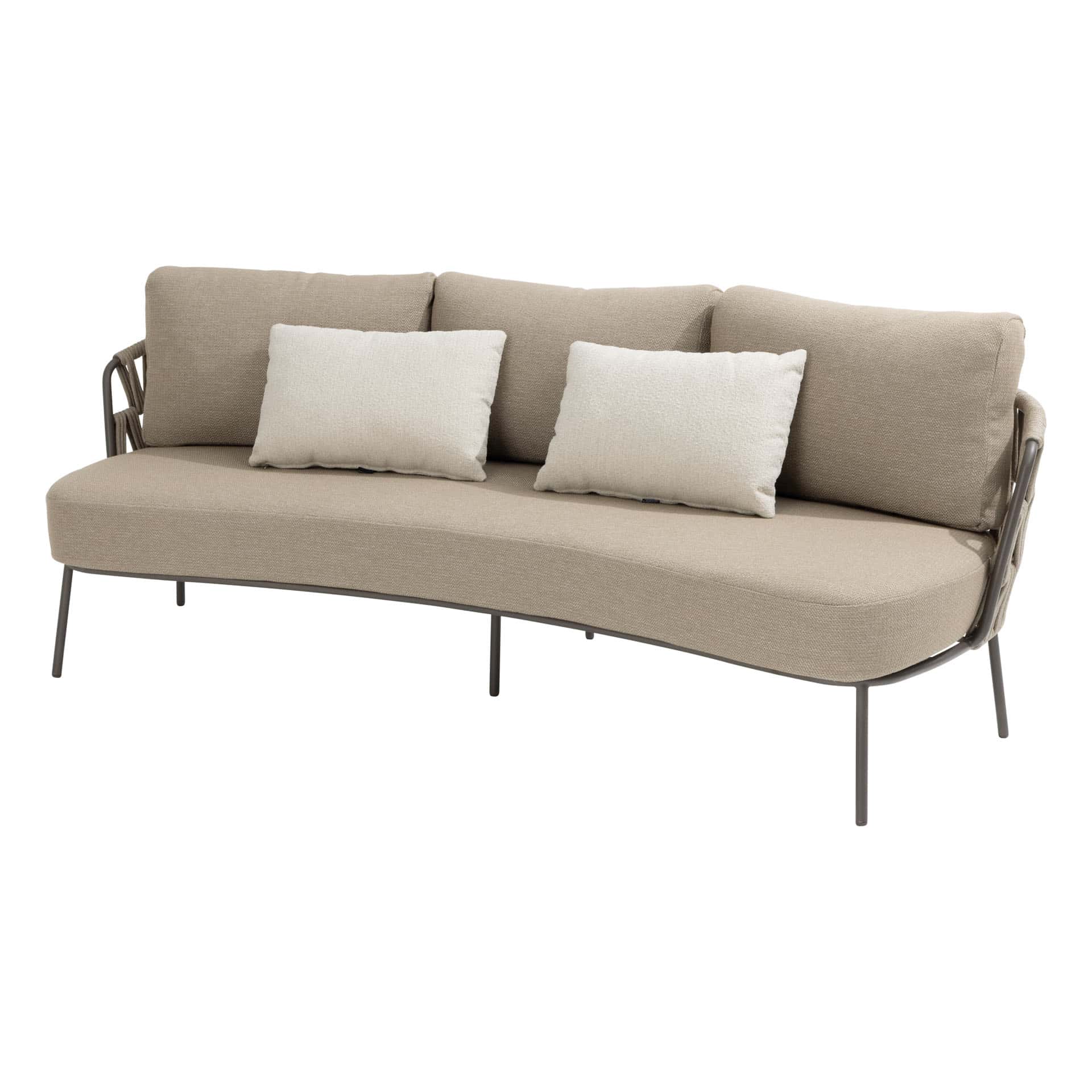 4SO Mallorca low dining set terre (5 st.) + Taste 4SO Salute tafel 220x105cm