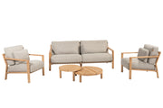 Lucas living set with Finn coffeetables 60cm and 80cm _ - Complete Set