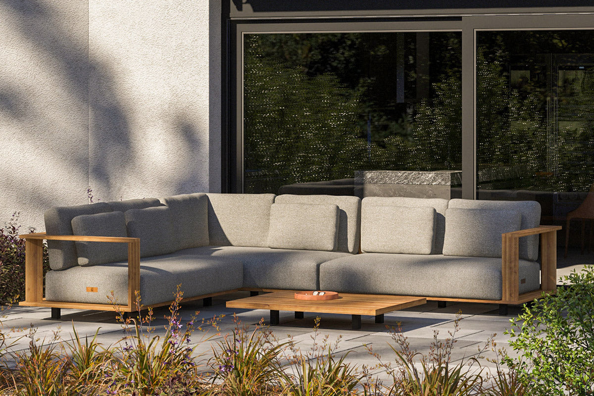 4SO Eternity Lounge-Set grau + Metropolitan Couchtisch 120x90 cm