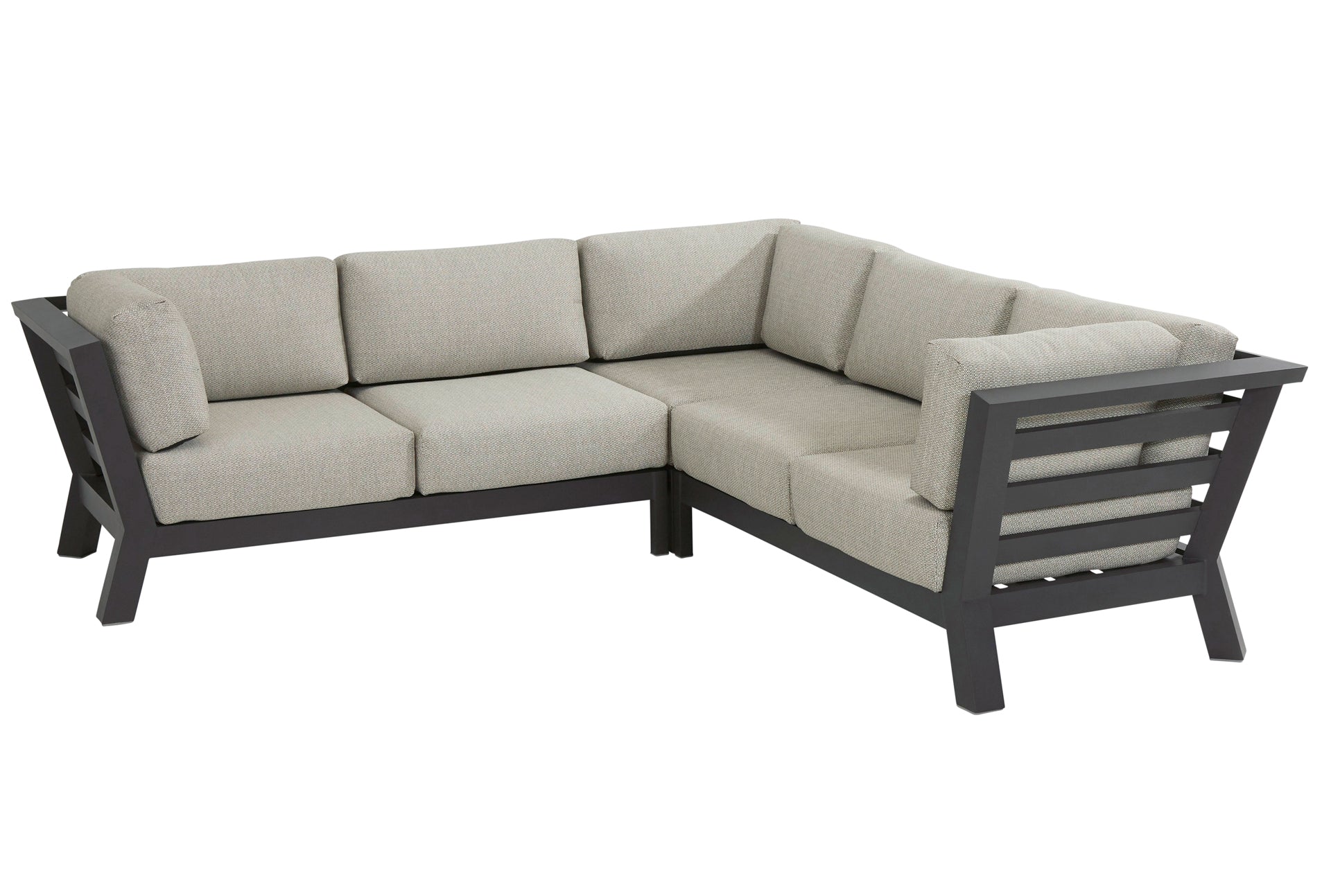 4SO Meteoro modulaire hoekbank 250×250 cm antraciet