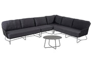 Taste 4SO Belmond Lounge-Set anthrazit + Dali Couchtisch ⌀73 cm