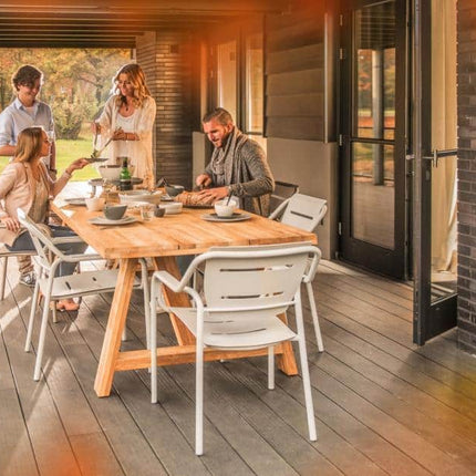 4 Seasons Outdoor Icon Teak Tisch 300 cm Teak -Chassis