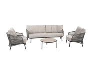 Alicante lounge set anthracite with Vic table - Complete Set