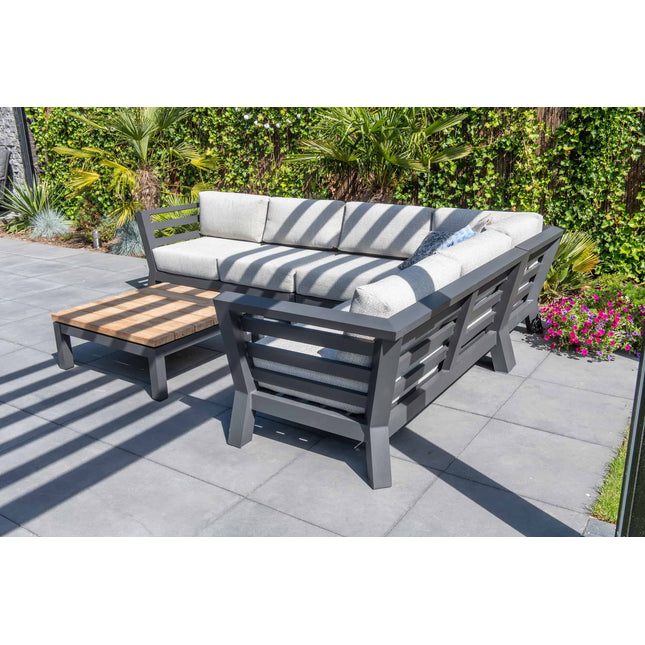 4 Seasons Outdoor Meteoro Lounge Set + Mitte + Capitol Couchtabelle 90 x 90 cm