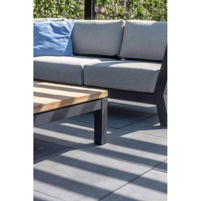 4 Seasons Outdoor Meteoro Lounge Set + Mitte + Capitol Couchtabelle 90 x 90 cm