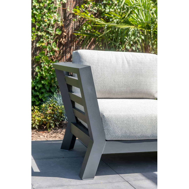 4 Seasons Outdoor Meteoro Lounge Set + Mitte + Capitol Couchtabelle 90 x 90 cm