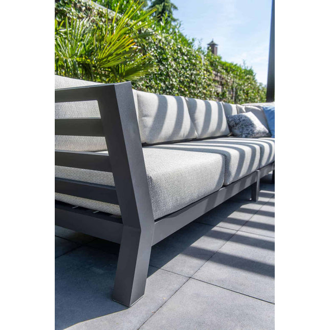 4 Seasons Outdoor Meteoro Lounge Set + Mitte + Capitol Couchtabelle 90 x 90 cm