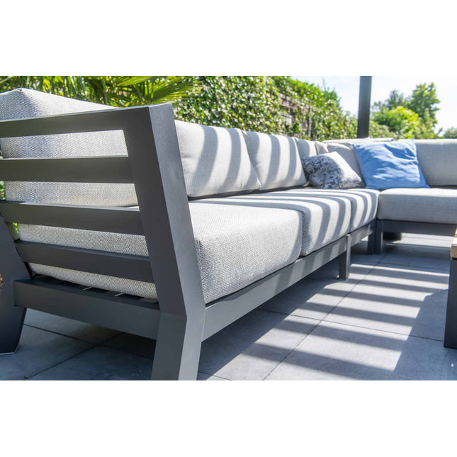 4 Seasons Outdoor Meteoro Lounge Set + Mitte + Capitol Couchtabelle 90 x 90 cm