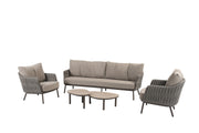 Cannes lounge set terre with Monroe tables - Complete Set