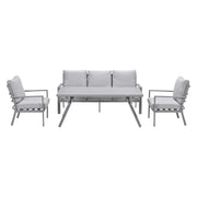Garden Impressions Sergio loungeset dining 4-delig aluminium frame