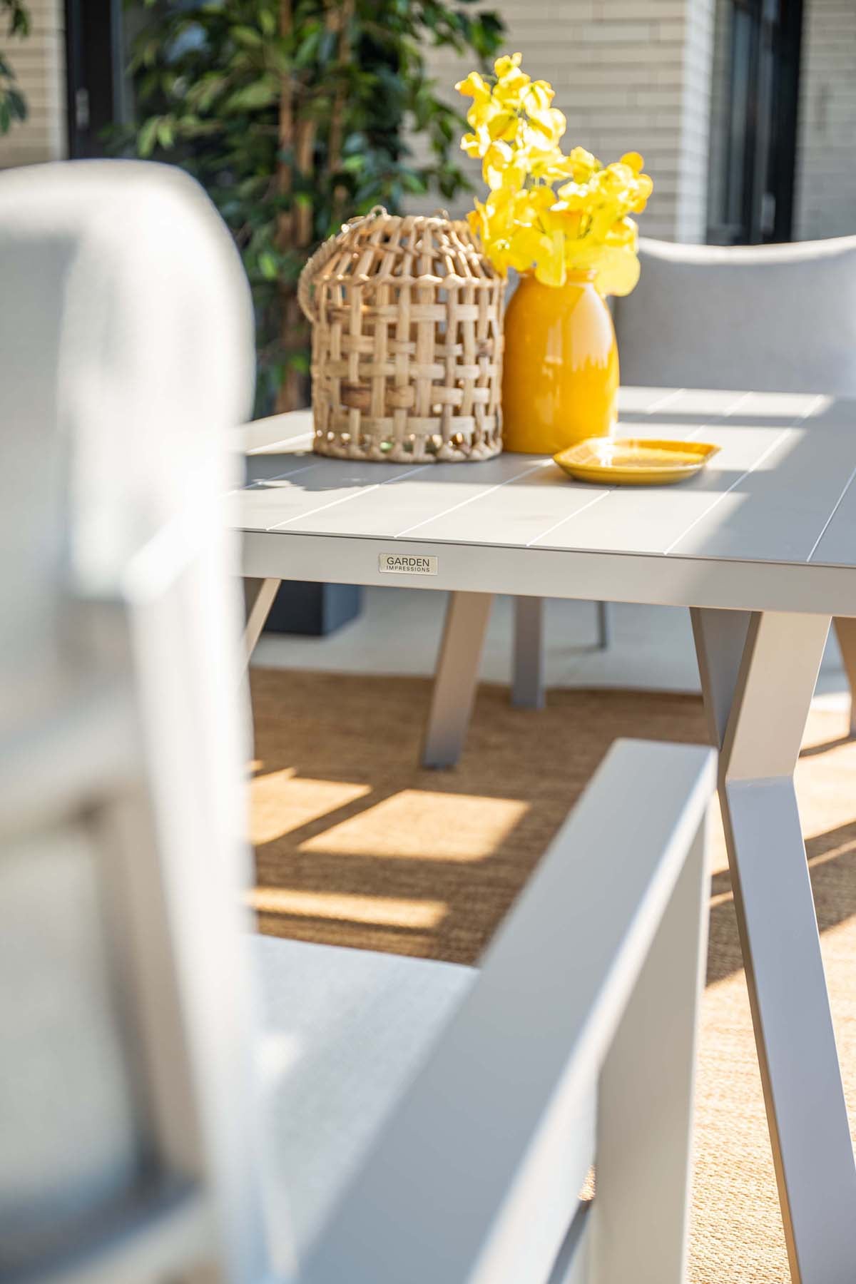 Garden Impressions Sergio loungeset dining 4-delig aluminium frame - afbeelding 14