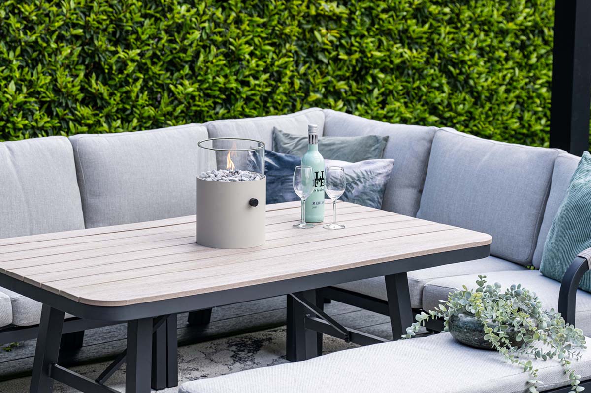 Garden Impressions Monti Lounge-Diningset 5-teilig Aluminiumrahmen mit Rope